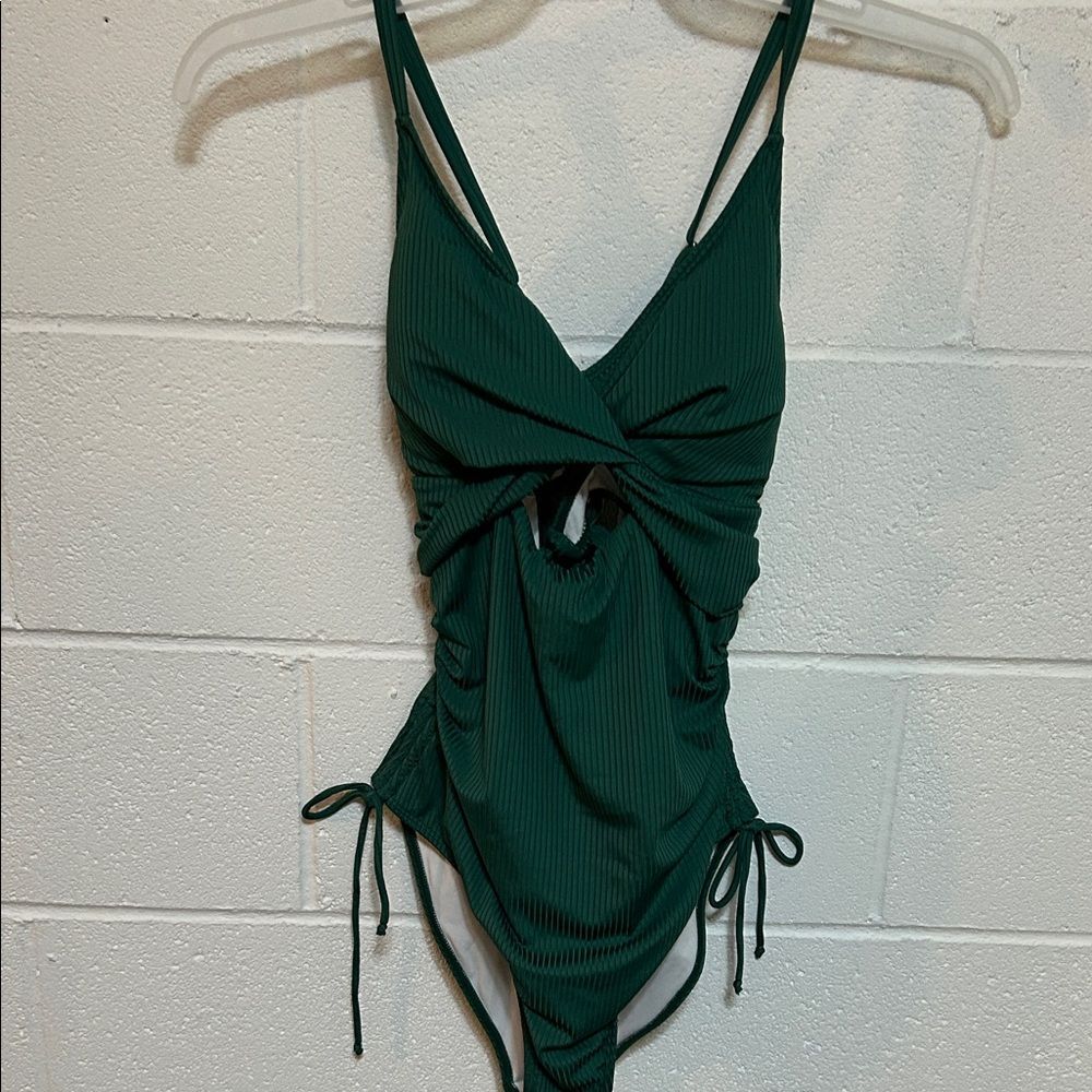 Green 1pc Swim Suit